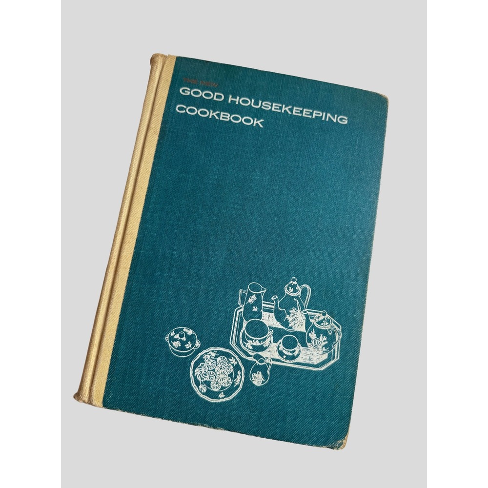 Vintage 1963 The New Good Housekeeping Cookbook Dorothy B Marsh Hardcover Teal